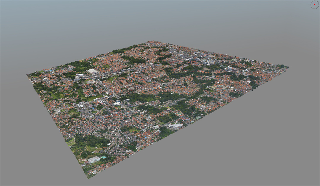 3D model of urban mappin in indonesia