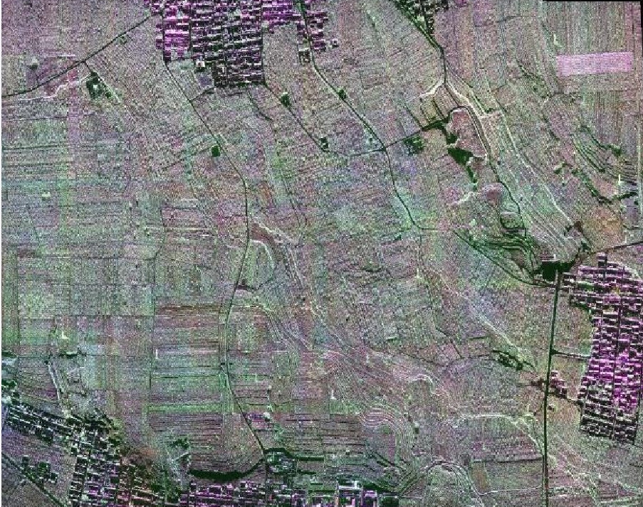 Ku-band SAR imagery with full polarization