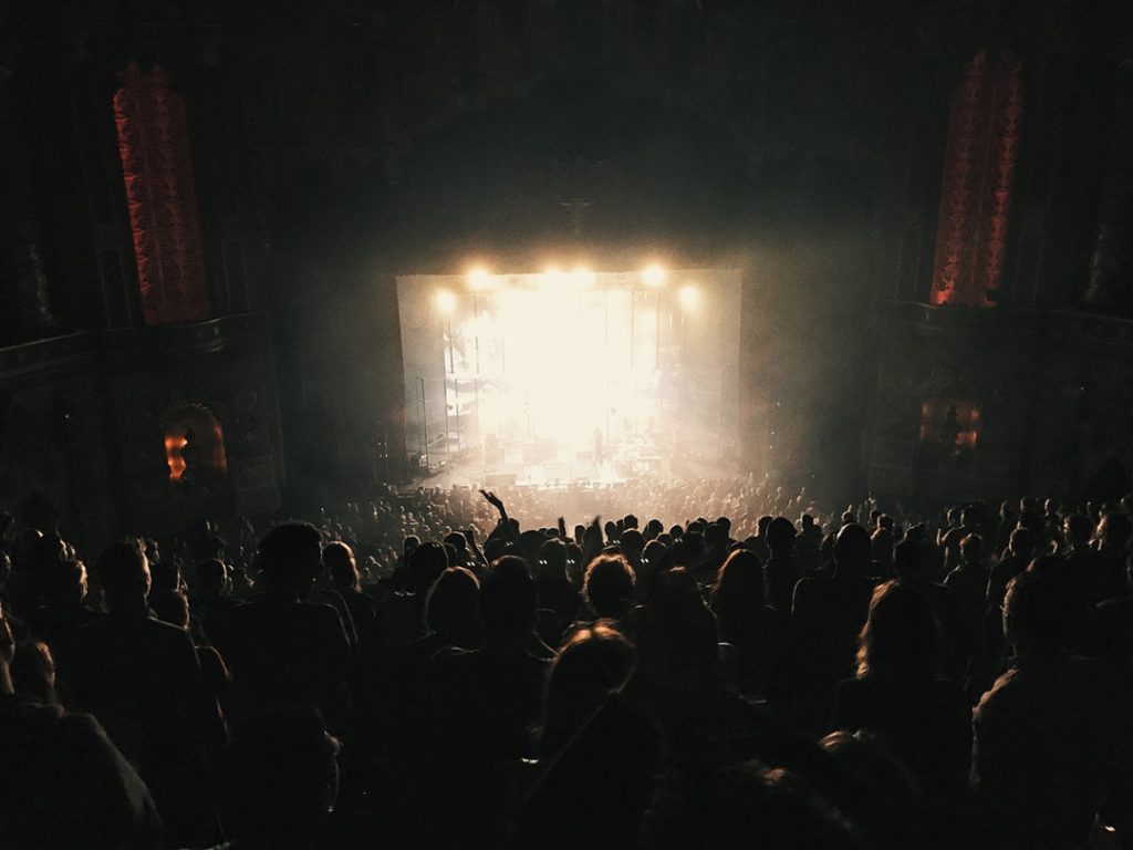 Concert crowd