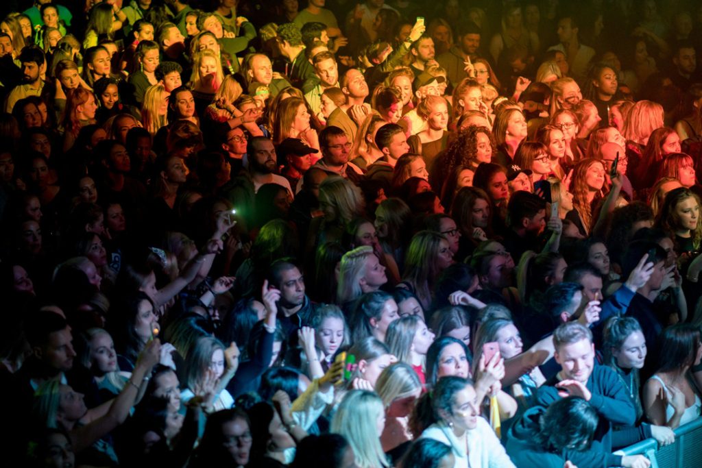 Concert crowd