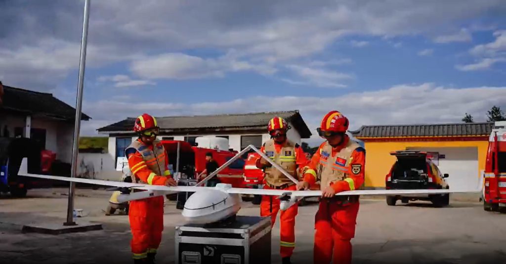 CW-25E were assembled by Yunnan firefighter team